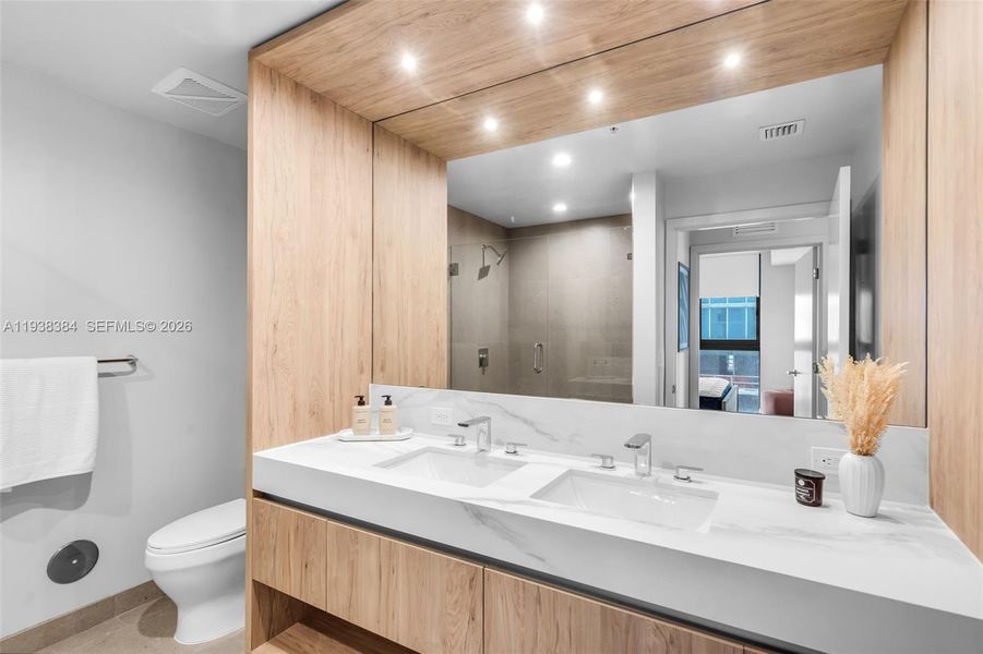 Furnished interior view inside a new home in , Miami (Image 8). Furnished interior view inside a new home in , Miami (Image 8).