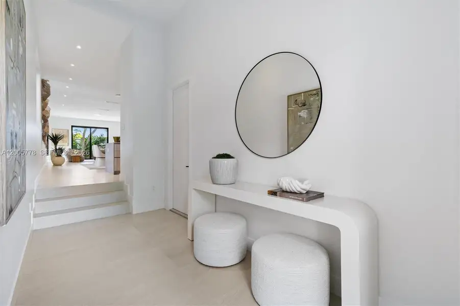 Furnished interior view inside a new home in , Miami (Image 4).