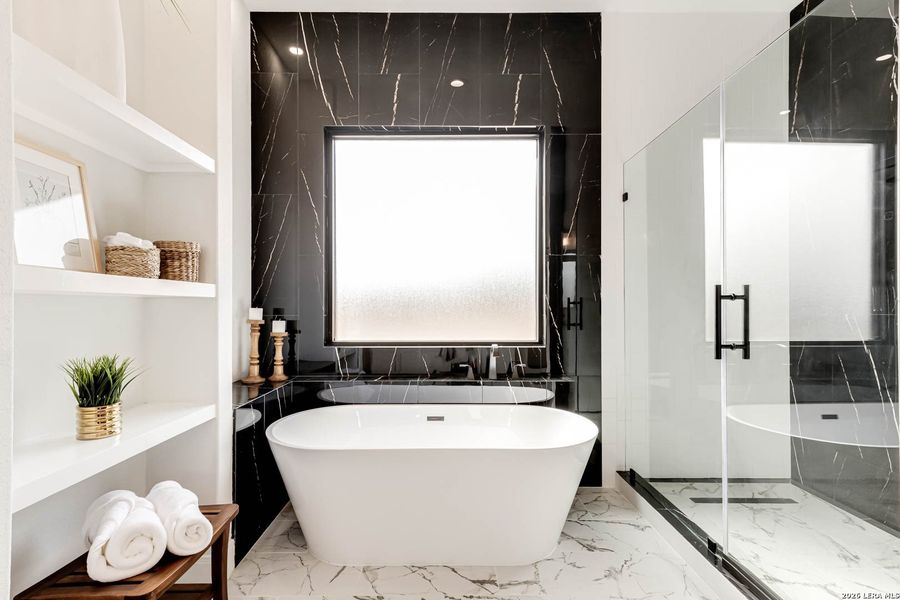 Furnished interior view inside a new home in , Spring Branch (Image 37).