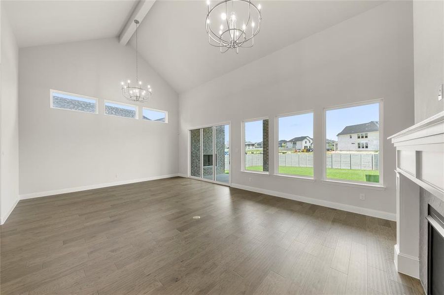 Spacious, unfurnished interior of a new home in Painted Tree Showcase, McKinney (Image 13).