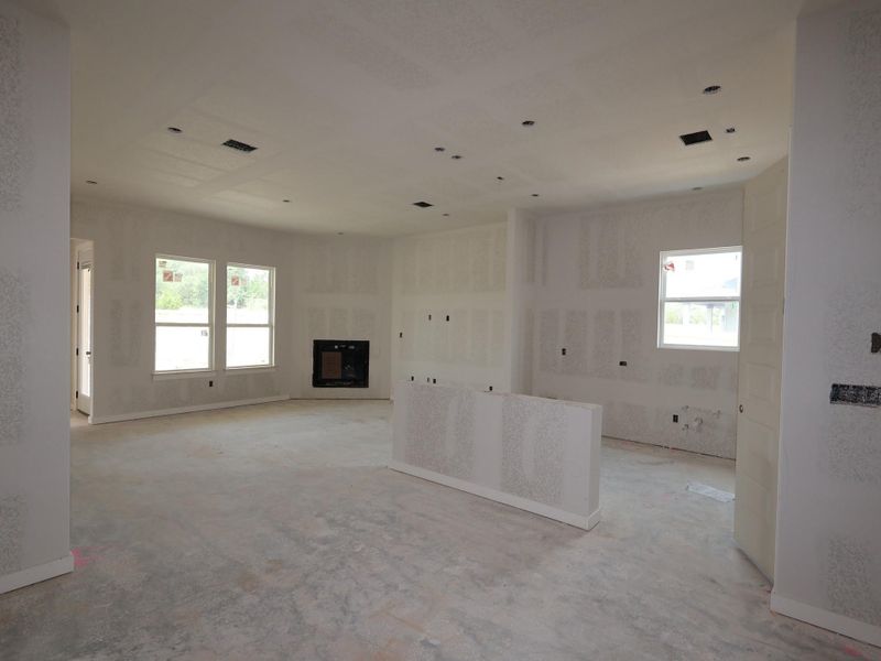 In-progress construction of a new home in Cedar Brook, Leander, TX (Image 5).