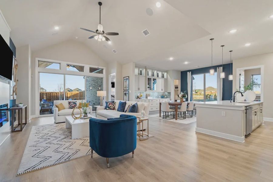 Furnished interior view inside a new home in Karis, Crowley (Image 11).