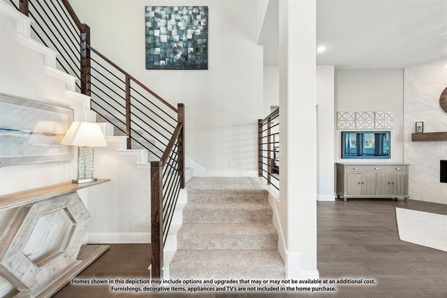 Furnished interior view inside a new home in Silo Mills, Joshua (Image 6).
