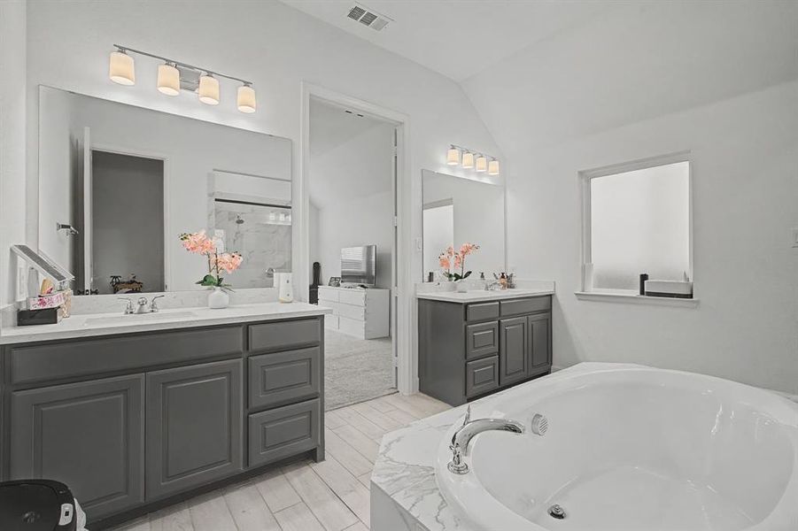 Furnished interior view inside a new home in North Sky, Celina (Image 30).