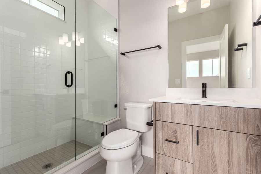 Furnished interior view inside a new home in West Grange, Longmont (Image 17).