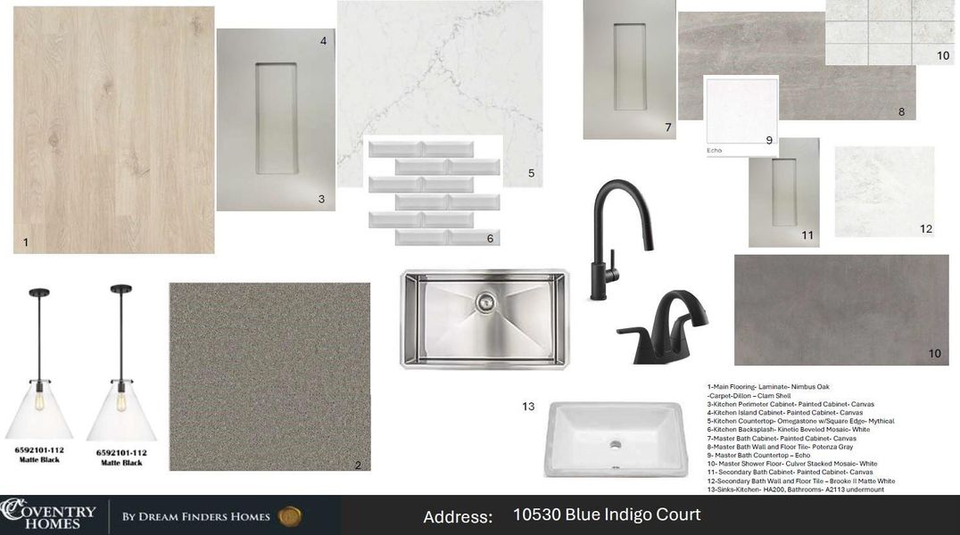 Sample of building materials used in homes in Chambers Creek, Willis (Image 3). Sample of building materials used in homes in Chambers Creek, Willis (Image 3).