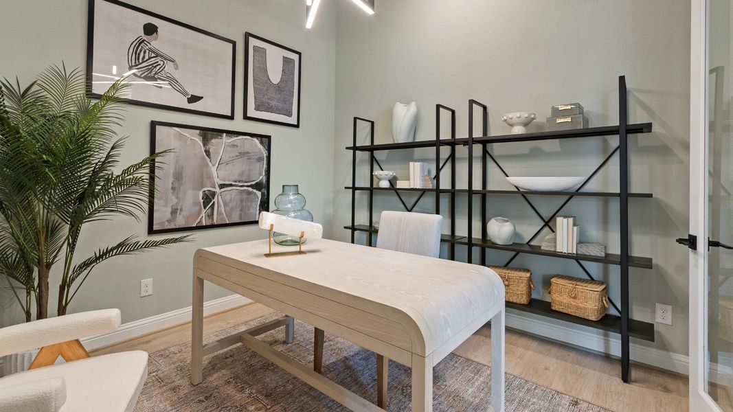 Representative furnished interior of a home built from the Oleander by Brightland Homes in Sunterra, Katy (Image 14).