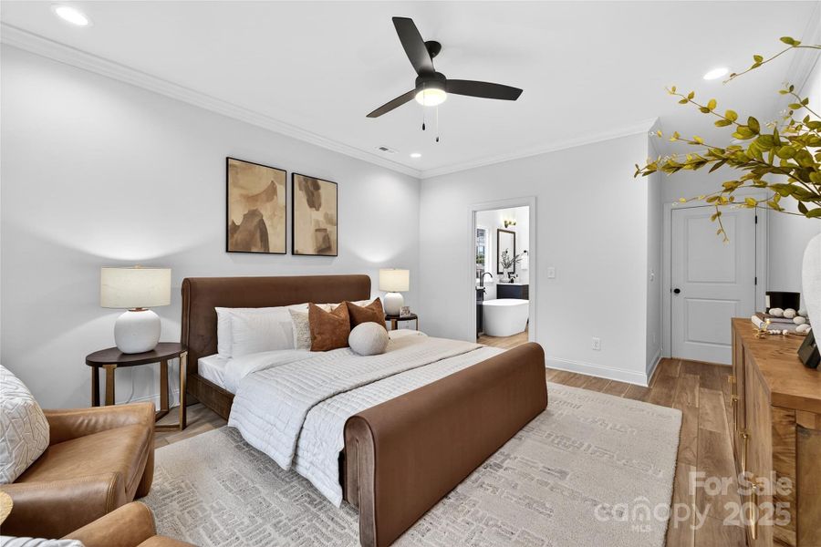 Furnished interior view inside a new home in , Mooresville (Image 14).