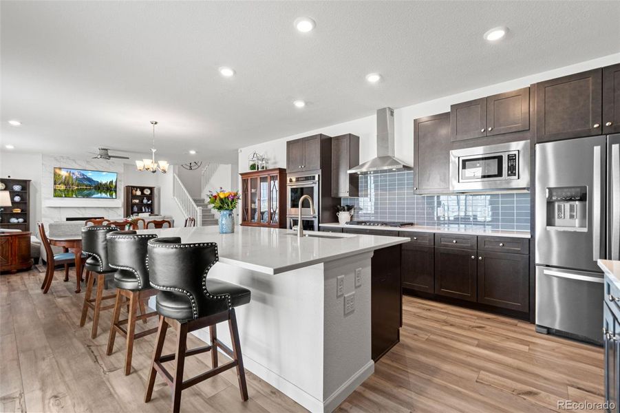 Furnished interior view inside a new home in , Parker (Image 21).