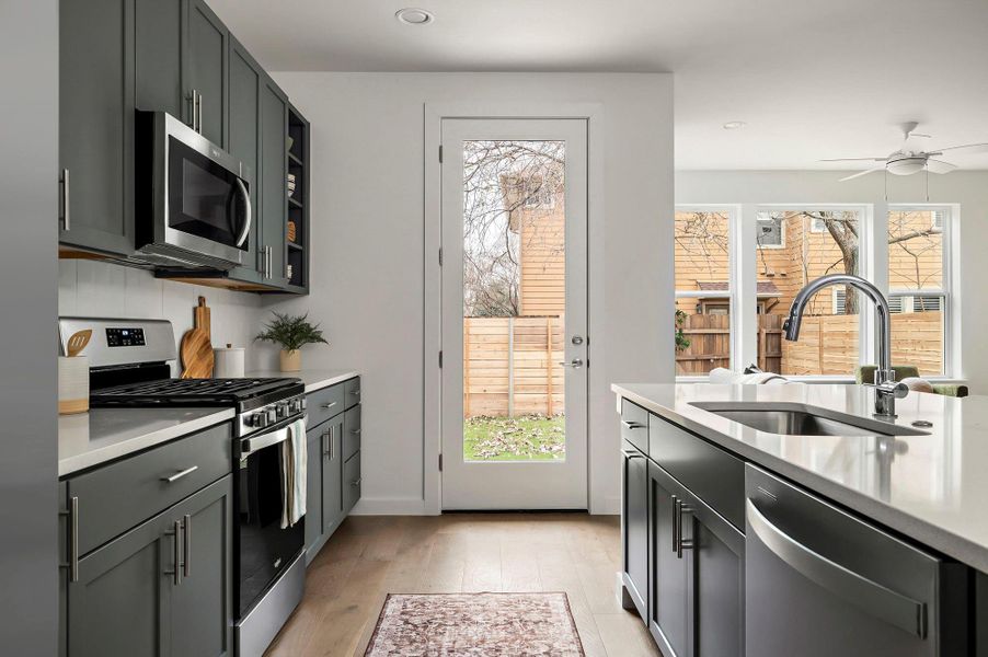 Furnished interior view inside a new home in , Austin (Image 8).
