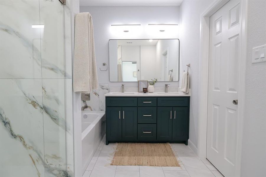 Furnished interior view inside a new home in , Weatherford (Image 9). Furnished interior view inside a new home in , Weatherford (Image 9).