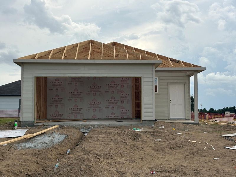 In-progress construction of a new home in Northpark South, Porter, TX (Image 17).