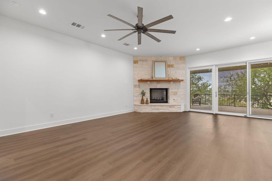 Spacious, unfurnished interior of a new home in , Marble Falls (Image 30). Spacious, unfurnished interior of a new home in , Marble Falls (Image 30).