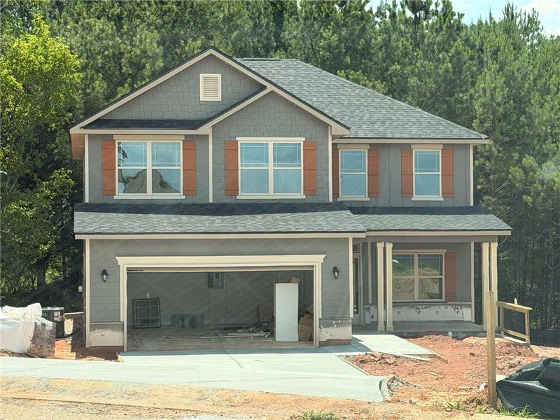 In-progress construction of a new home in Magnolia Villas, Cornelia, GA (Image 29).