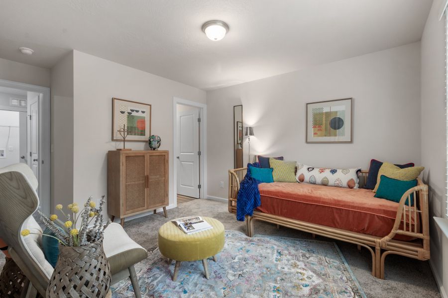 Furnished interior view inside a new home in Forrest Bluff Townhomes, North Augusta (Image 12).