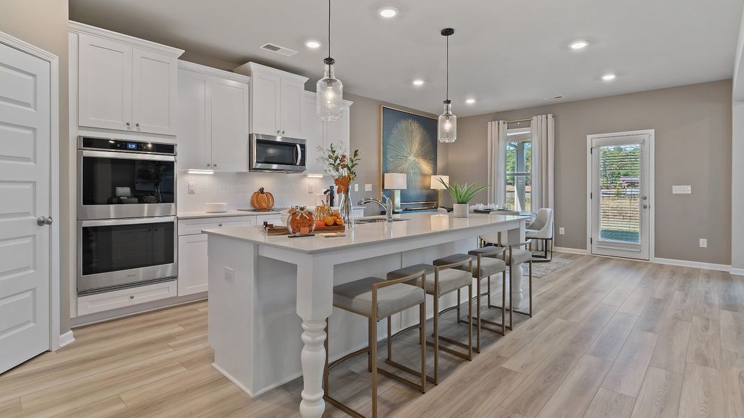 Representative furnished interior of a home built from the McKinley II by DRB Homes in Northcroft, Loganville (Image 17).