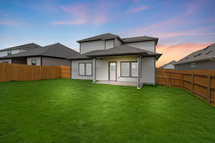 Rear of Home and Private Backyard Rear of Home and Private Backyard