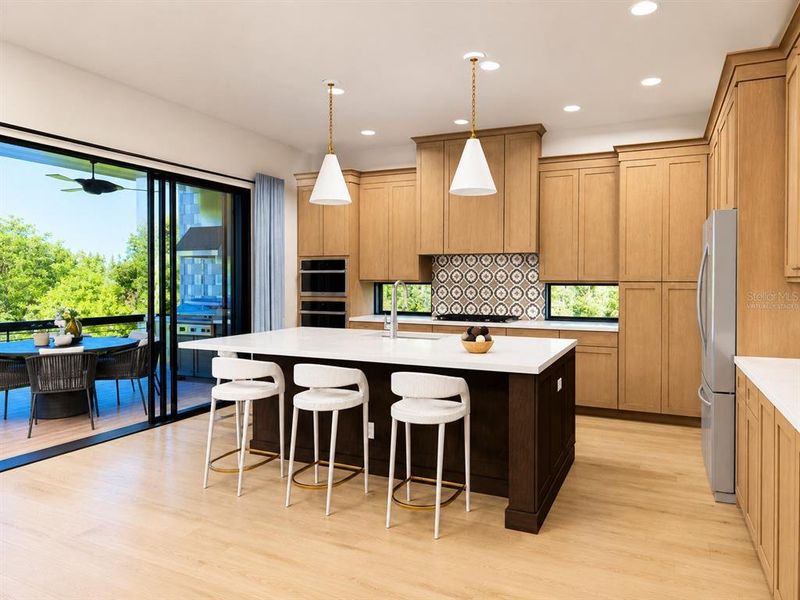Furnished interior view inside a new home in , St. Petersburg (Image 11).
