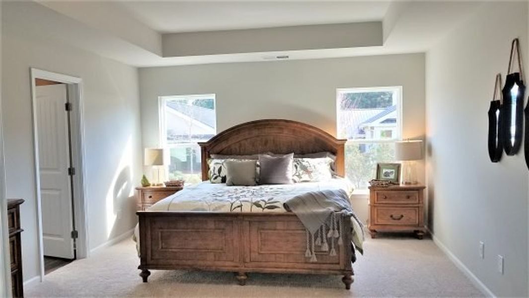 Representative furnished interior of a home built from the Emory by Piedmont Residential in Falls Creek, Flowery Branch (Image 12).