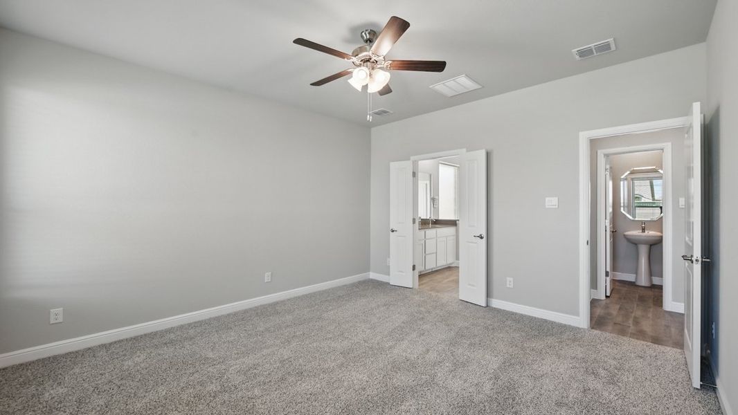 Representative unfurnished interior of a home built from the AVERY by D.R. Horton in Pecan Square, Northlake (Image 25). Representative unfurnished interior of a home built from the AVERY by D.R. Horton in Pecan Square, Northlake (Image 25).