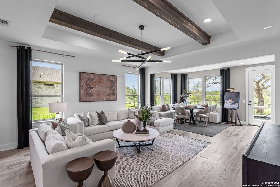Furnished interior view inside a new home in Del Webb New Braunfels at Veramendi, New Braunfels (Image 28).