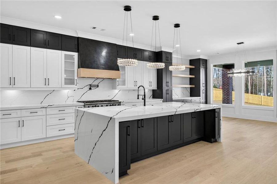 Furnished interior view inside a new home in , Buford (Image 39).