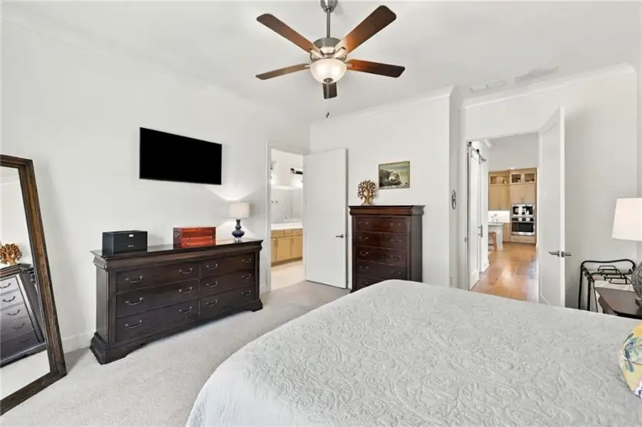 Furnished interior view inside a new home in The Retreat at Sterling on the Lake 48', Flowery Branch (Image 13).