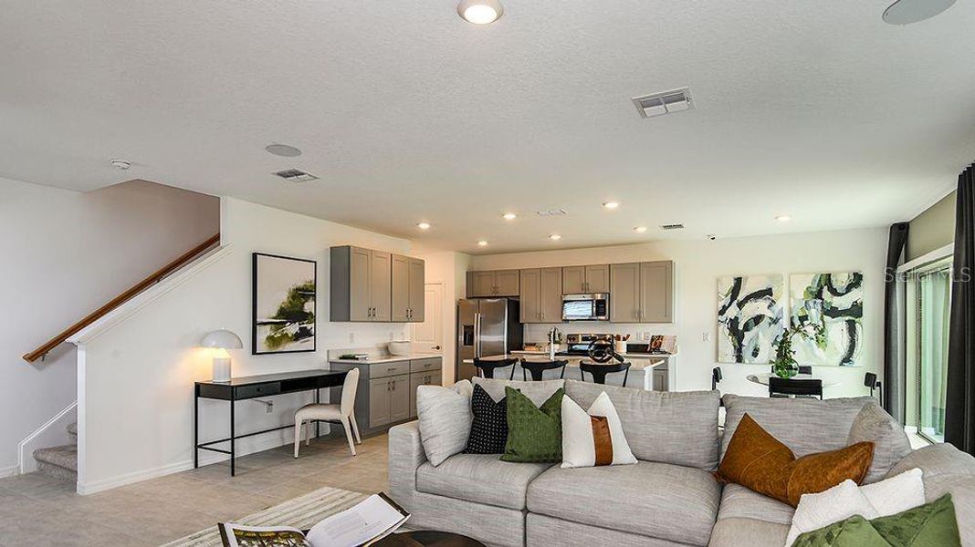 Furnished interior view inside a new home in Marion Creek, Haines City (Image 8).