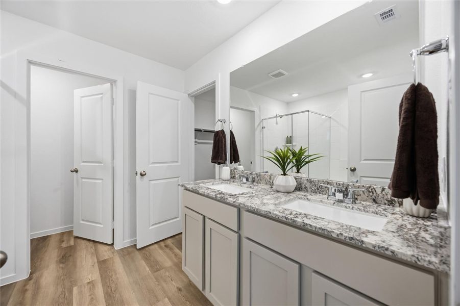 Furnished interior view inside a new home in , Houston (Image 26).