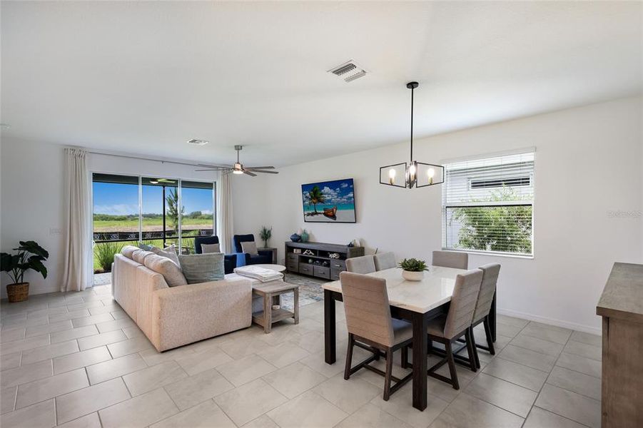 Furnished interior view inside a new home in Rye Ranch, Parrish (Image 8).