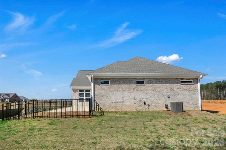 Exterior details and patio area of a home in , Gastonia (Image 24). Exterior details and patio area of a home in , Gastonia (Image 24).