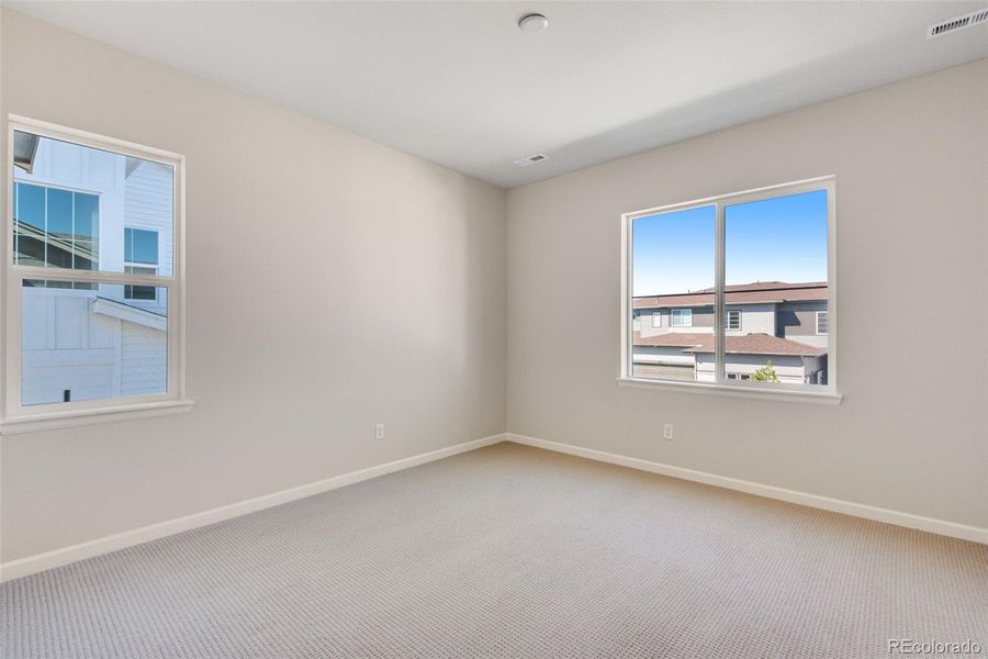 Spacious, unfurnished interior of a new home in Wild Oak at The Canyons, Castle Pines (Image 19). Spacious, unfurnished interior of a new home in Wild Oak at The Canyons, Castle Pines (Image 19).