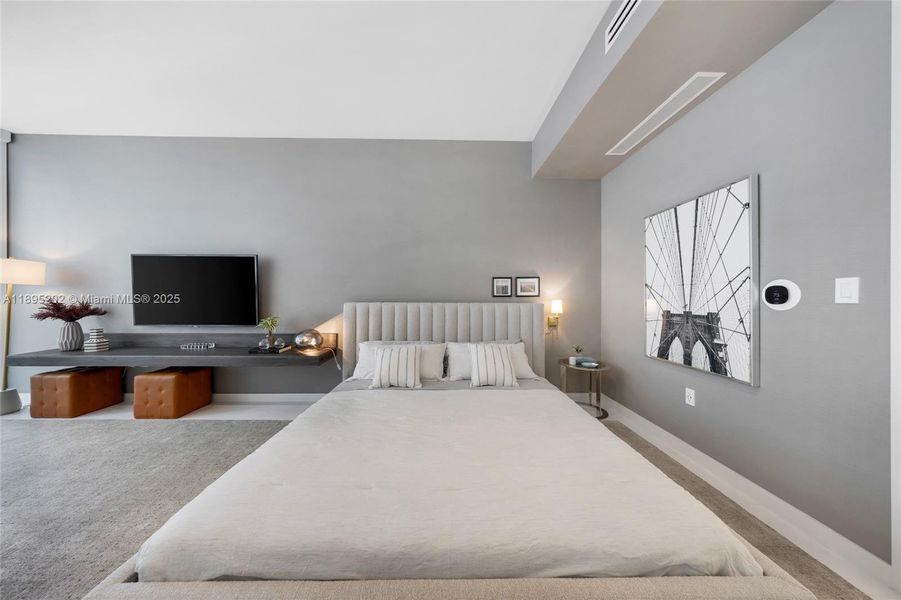 Furnished interior view inside a new home in Aston Martin Residences, Miami (Image 40).