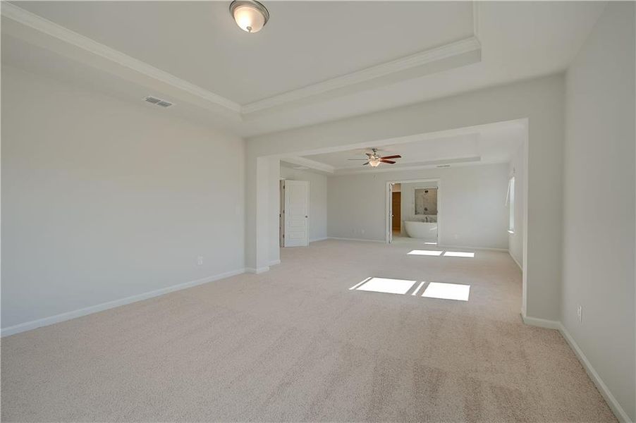 Spacious, unfurnished interior of a new home in Grandview at Millers Mill, Stockbridge (Image 30). Spacious, unfurnished interior of a new home in Grandview at Millers Mill, Stockbridge (Image 30).