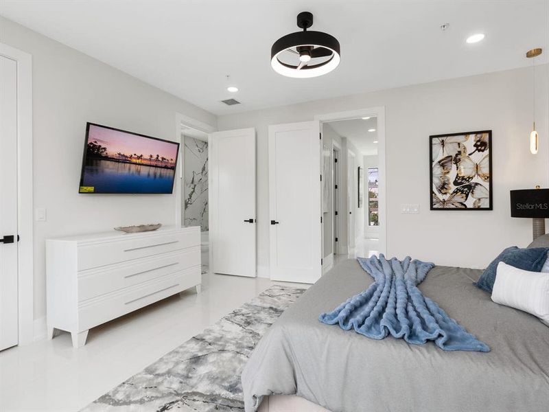 Furnished interior view inside a new home in , Sarasota (Image 13).