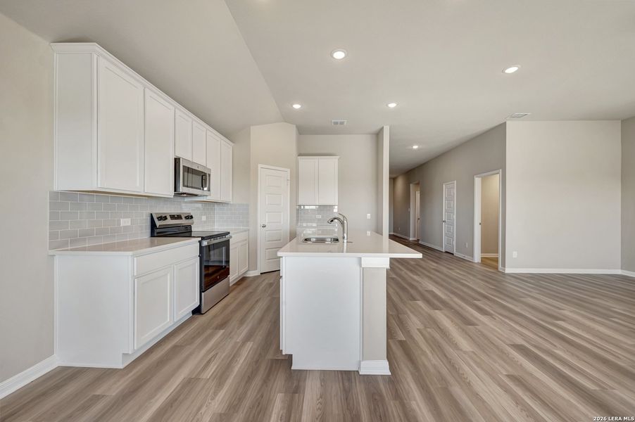 Furnished interior view inside a new home in Paloma Park, Converse (Image 8).