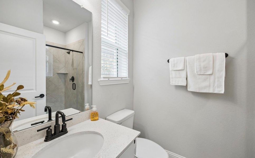 Furnished interior view inside a new home in Mavera, Conroe (Image 26).