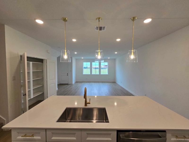 Open Kitchen-Living-Dining Room Construction Progress