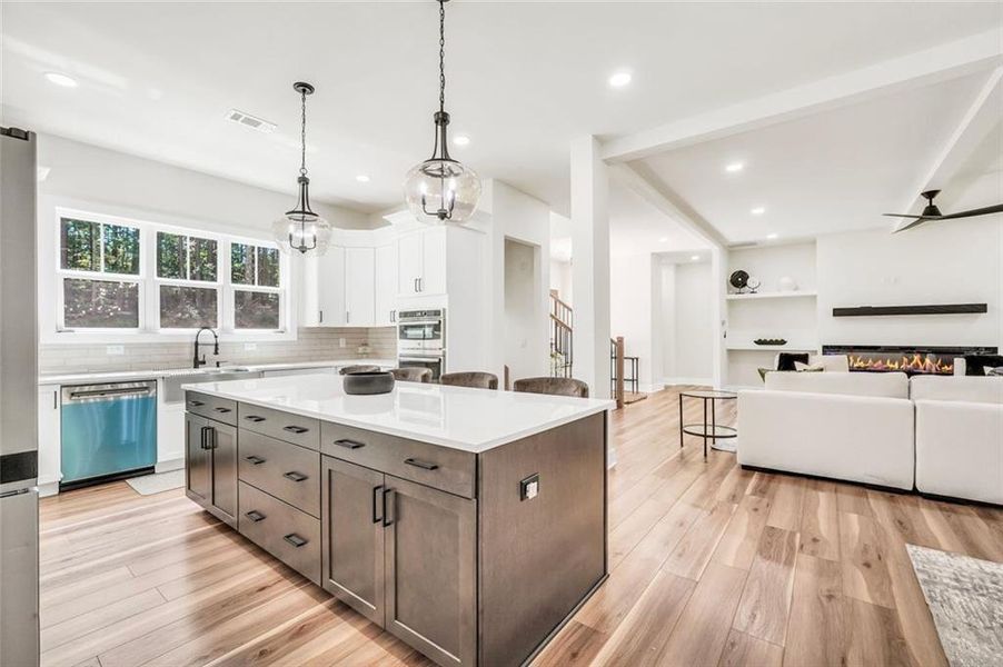 Furnished interior view inside a new home in , Winston (Image 9).