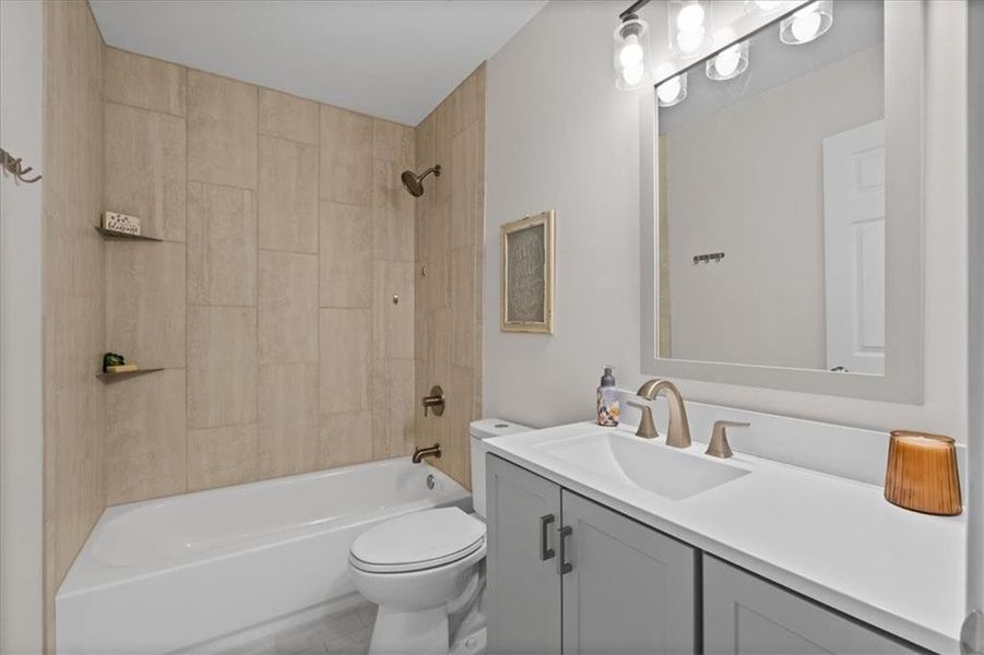 Furnished interior view inside a new home in , White (Image 7). Furnished interior view inside a new home in , White (Image 7).