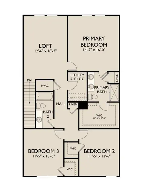 2D floor plan layout of this home in , Ravenel, SC (Image 3).