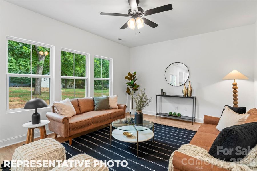 Furnished interior view inside a new home in , Kannapolis (Image 15).