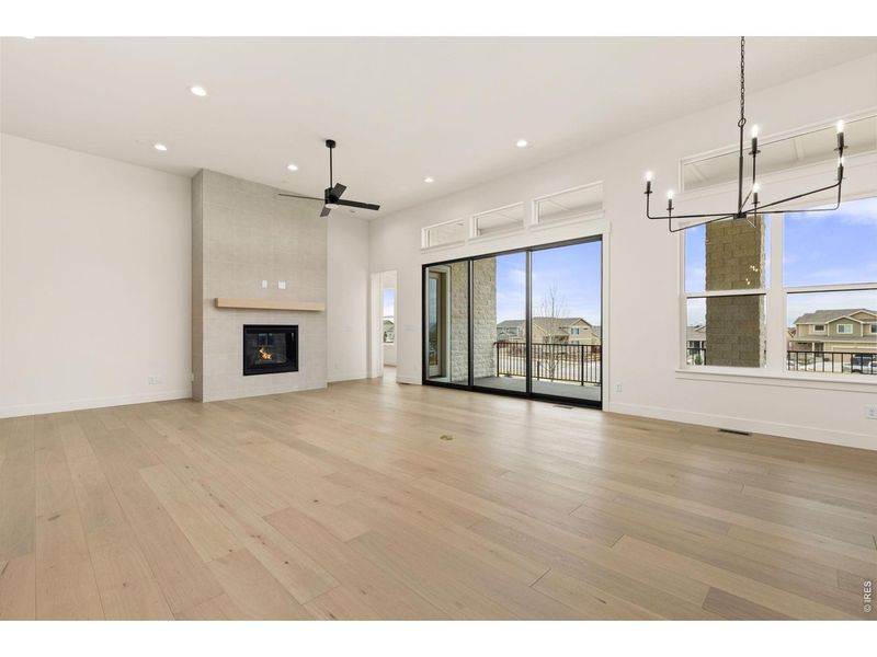 Spacious, unfurnished interior of a new home in RainDance, Windsor (Image 31).