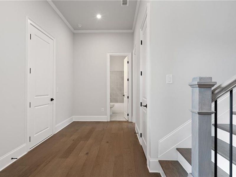 Spacious, unfurnished interior of a new home in The Village at Towne Lake, Woodstock (Image 25).