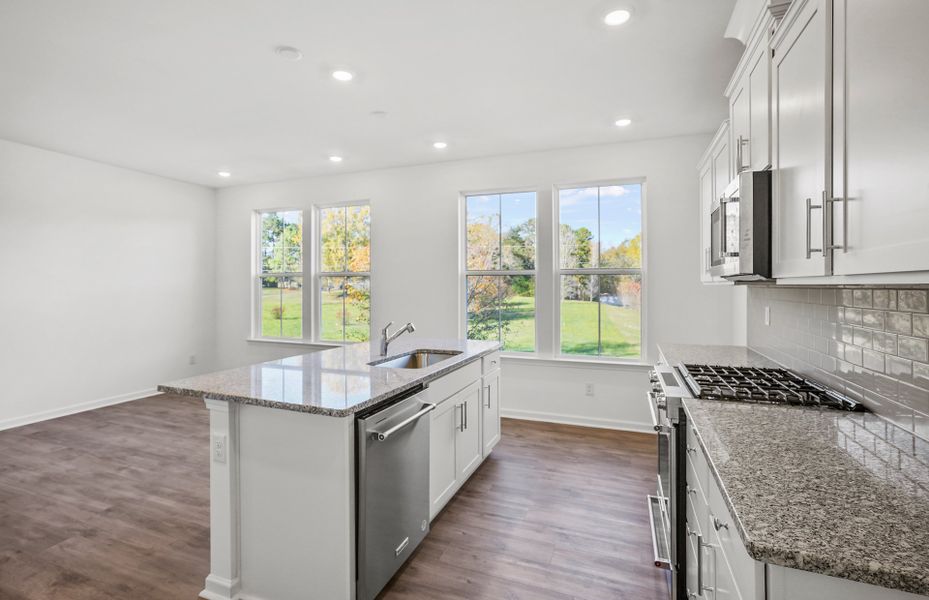 Open Kitchen with an Island