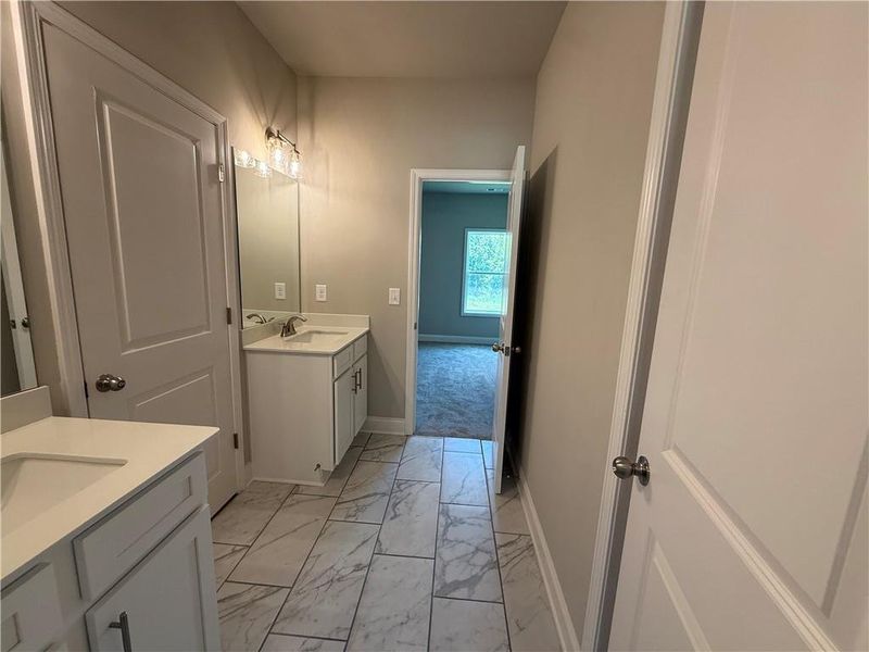 Furnished interior view inside a new home in , Hoschton (Image 10).