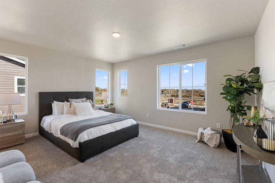 Furnished interior view inside a new home in Spring Valley, Longmont (Image 15).