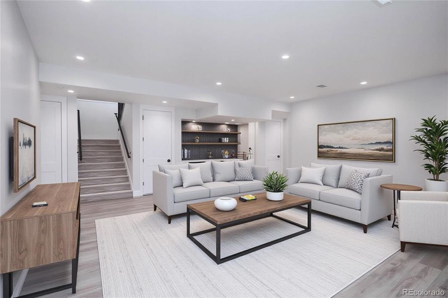 Furnished interior view inside a new home in , Kiowa (Image 16).