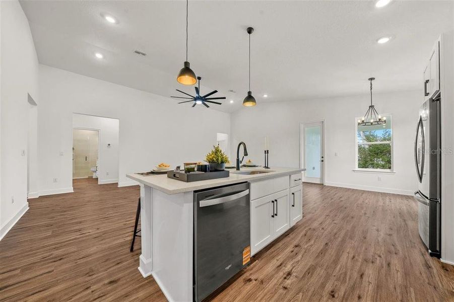 Furnished interior view inside a new home in , Spring Hill (Image 15). Furnished interior view inside a new home in , Spring Hill (Image 15).