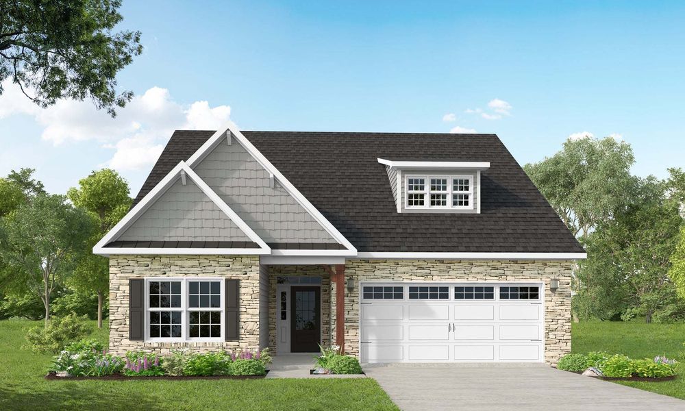 Representative exterior photo of a completed home built from the Garland by Caviness & Cates Communities in Bartlett Manor, Youngsville, NC (Image 116). Representative exterior photo of a completed home built from the Garland by Caviness & Cates Communities in Bartlett Manor, Youngsville, NC (Image 116).